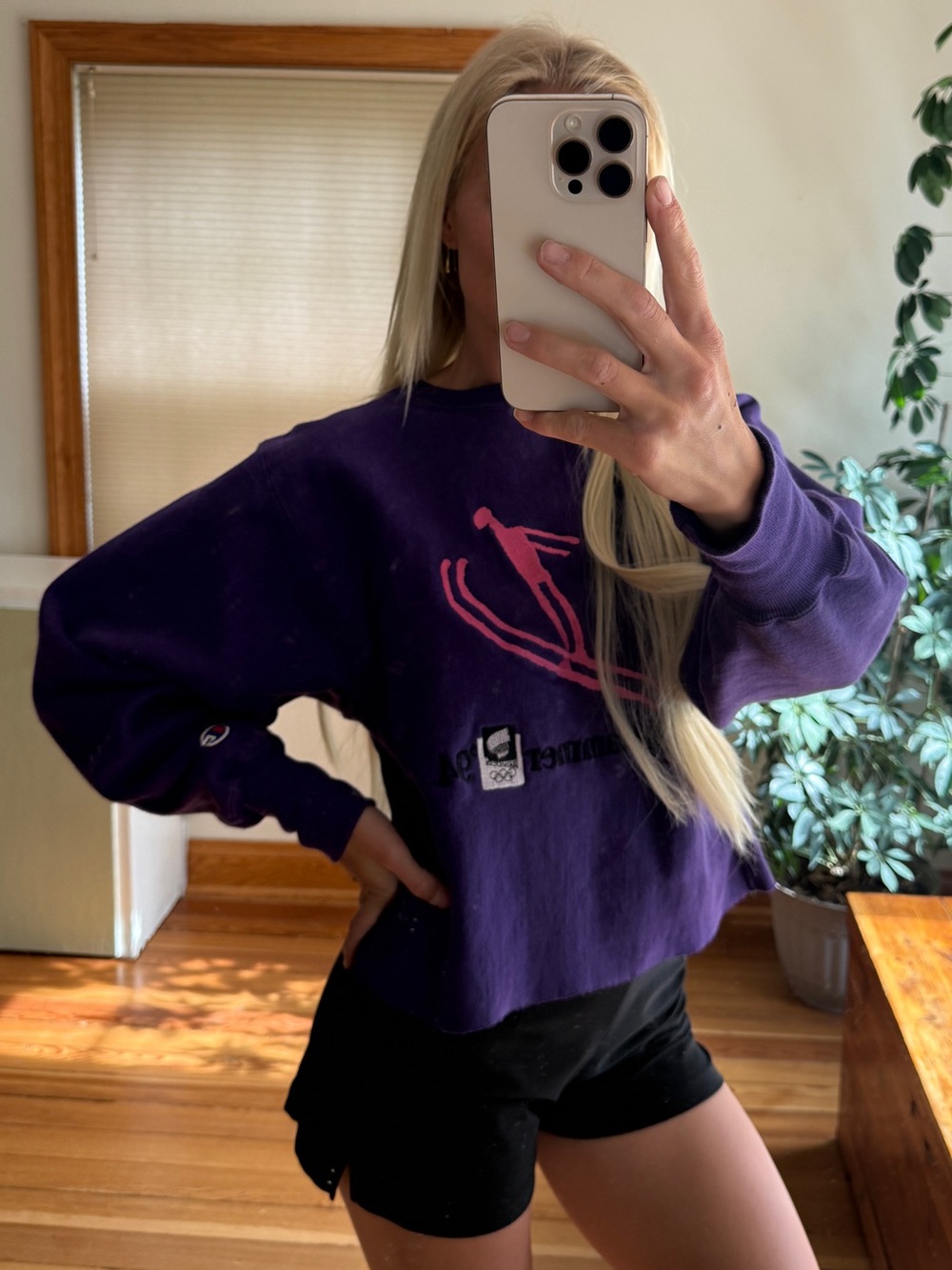 Vintage 1994 Lillehammer Winter Olympics Sweatshirt 💜⛷️